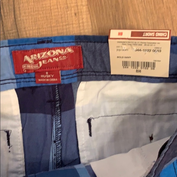 ✨NWT BOYS SZ. 8H CHINO BLUE PLAID SHORTS 🩳 ✨ - Picture 5 of 5